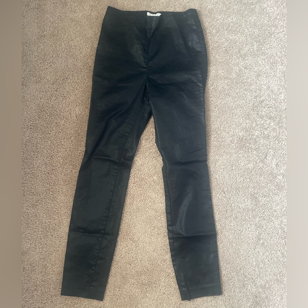 H&M WOMEN’S SPARKLY BLACK ELASTIC WAIST